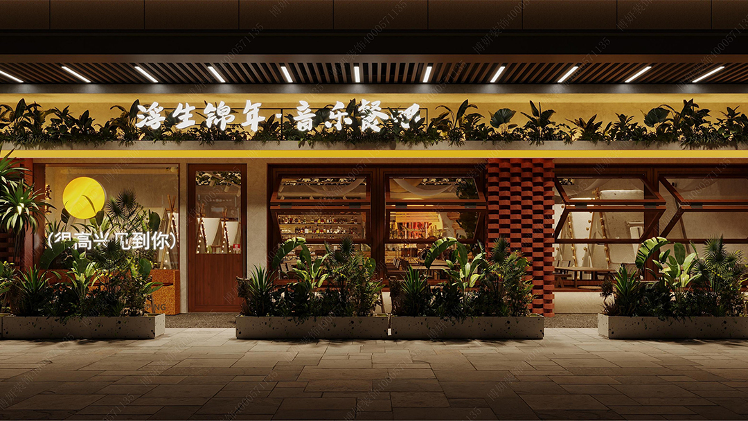 杭州古典中式餐廳裝修設計