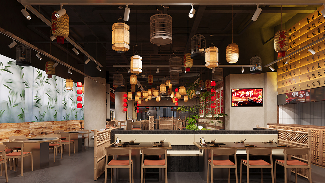 杭州煙火氣中餐廳裝修設(shè)計(jì)