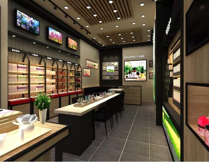 杭州化妝品專(zhuān)賣(mài)店裝修，專(zhuān)業(yè)店鋪裝修公司，打造人氣化妝品店