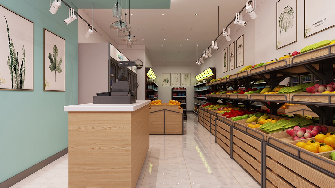 杭州社區(qū)超市裝修設計
