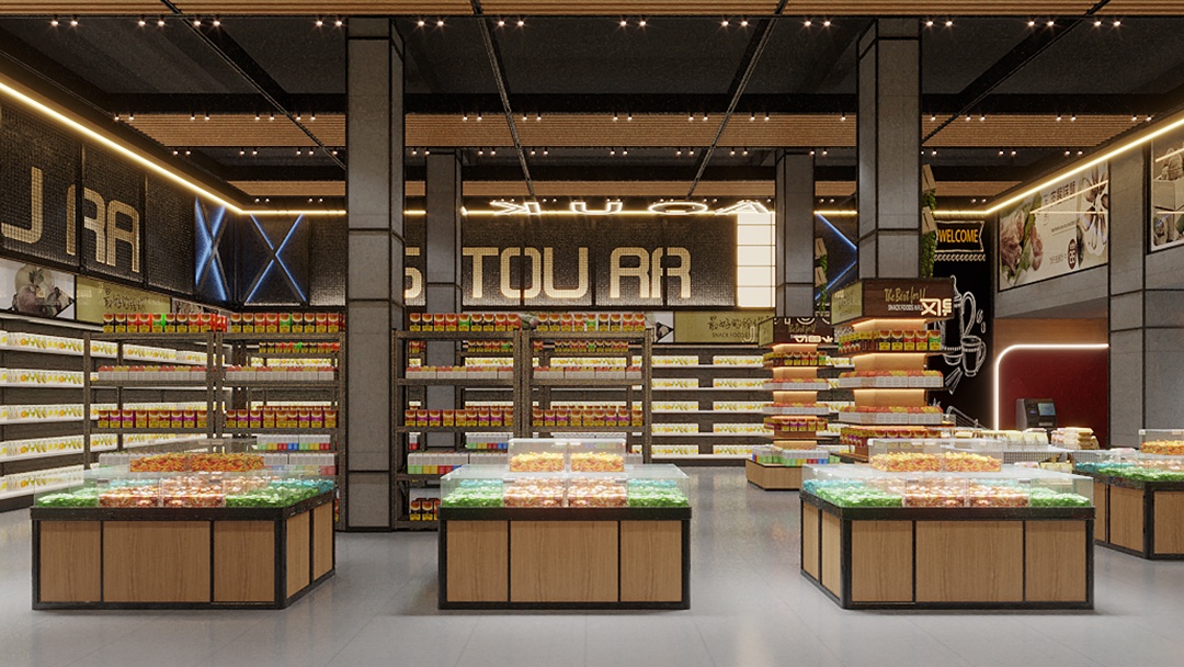 杭州大型倉儲超市裝修設計