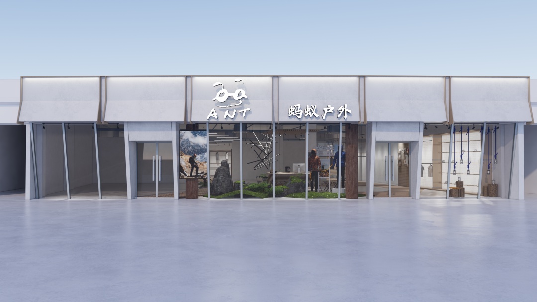 杭州戶外運動服裝店裝修設計